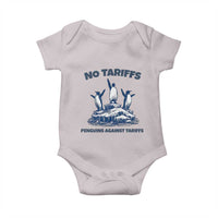 Penguins Against Tariffs Baby Onesie Resist Protest FDT Political