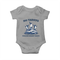 Penguins Against Tariffs Baby Onesie Resist Protest FDT Political