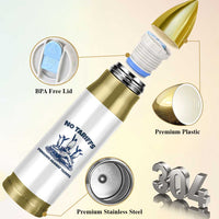 Penguins Against Tariffs Bullet Tumbler Resist Protest FDT Political
