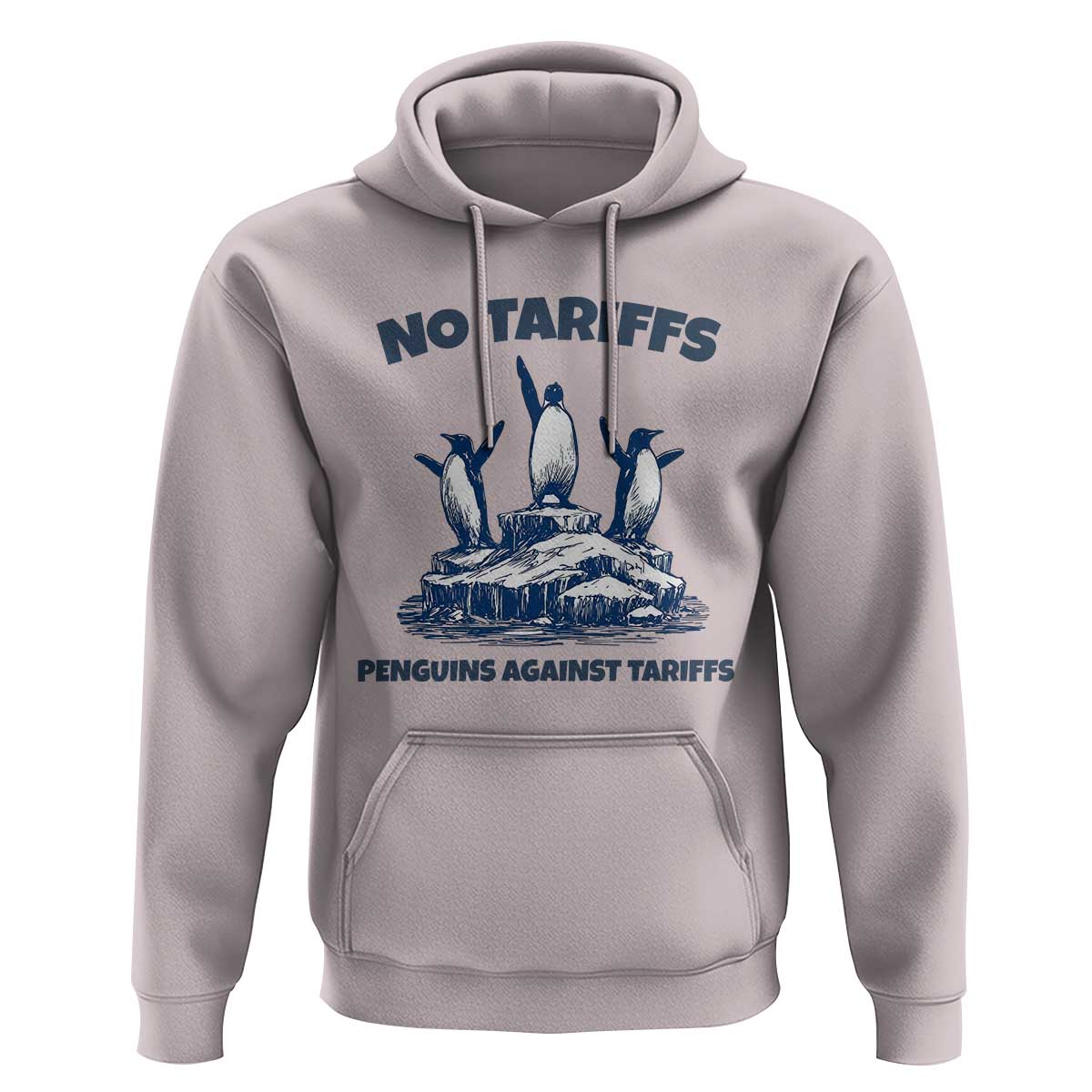 Penguins Against Tariffs Hoodie Resist Protest FDT Political