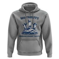 Penguins Against Tariffs Hoodie Resist Protest FDT Political