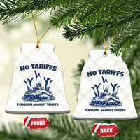 Penguins Against Tariffs Ceramic Ornament Resist Protest FDT Political