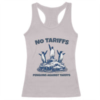 Penguins Against Tariffs Racerback Tank Top Resist Protest FDT Political