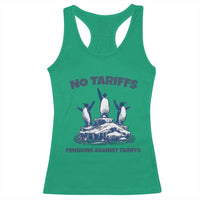 Penguins Against Tariffs Racerback Tank Top Resist Protest FDT Political