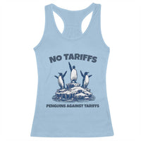 Penguins Against Tariffs Racerback Tank Top Resist Protest FDT Political