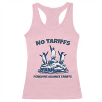 Penguins Against Tariffs Racerback Tank Top Resist Protest FDT Political