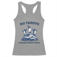 Penguins Against Tariffs Racerback Tank Top Resist Protest FDT Political