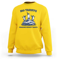 Penguins Against Tariffs Sweatshirt Resist Protest FDT Political