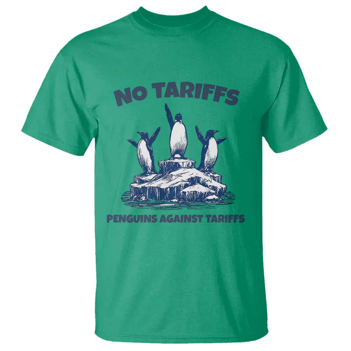 Penguins Against Tariffs T Shirt Resist Protest FDT Political