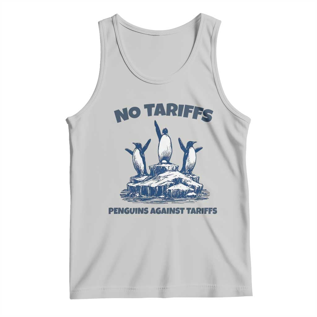 Penguins Against Tariffs Tank Top Resist Protest FDT Political