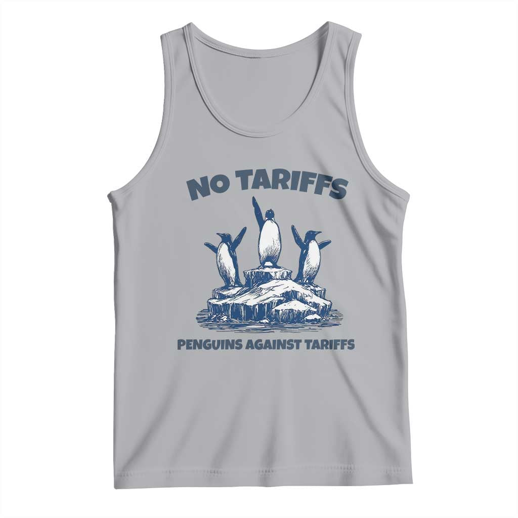 Penguins Against Tariffs Tank Top Resist Protest FDT Political
