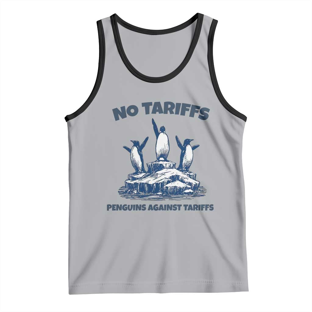 Penguins Against Tariffs Tank Top Resist Protest FDT Political