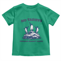 Penguins Against Tariffs Toddler T Shirt Resist Protest FDT Political