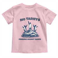 Penguins Against Tariffs Toddler T Shirt Resist Protest FDT Political
