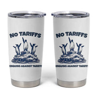 Penguins Against Tariffs Tumbler Cup Resist Protest FDT Political