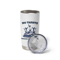 Penguins Against Tariffs Tumbler Cup Resist Protest FDT Political