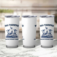 Penguins Against Tariffs Tumbler Cup Resist Protest FDT Political