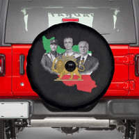 Pahlavi Dynasty Spare Tire Cover Three Generations Iran Lion and Sun Portrait