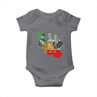 Pahlavi Dynasty Baby Onesie Three Generations Iran Lion and Sun Portrait