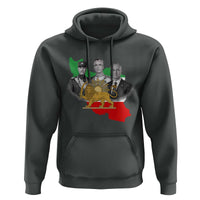 Pahlavi Dynasty Hoodie Three Generations Iran Lion and Sun Portrait