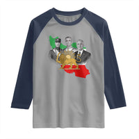 Pahlavi Dynasty Raglan Shirt Three Generations Iran Lion and Sun Portrait