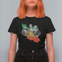 Pahlavi Dynasty T Shirt For Women Three Generations Iran Lion and Sun Portrait