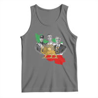Pahlavi Dynasty Tank Top Three Generations Iran Lion and Sun Portrait