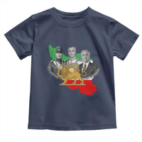 Pahlavi Dynasty Toddler T Shirt Three Generations Iran Lion and Sun Portrait