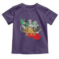 Pahlavi Dynasty Toddler T Shirt Three Generations Iran Lion and Sun Portrait