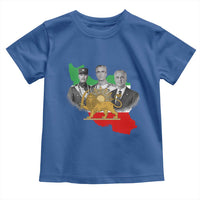 Pahlavi Dynasty Toddler T Shirt Three Generations Iran Lion and Sun Portrait
