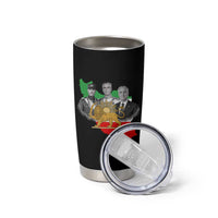Pahlavi Dynasty Tumbler Cup Three Generations Iran Lion and Sun Portrait