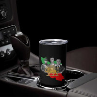 Pahlavi Dynasty Tumbler Cup Three Generations Iran Lion and Sun Portrait