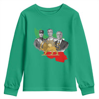 Pahlavi Dynasty Youth Sweatshirt Three Generations Iran Lion and Sun Portrait