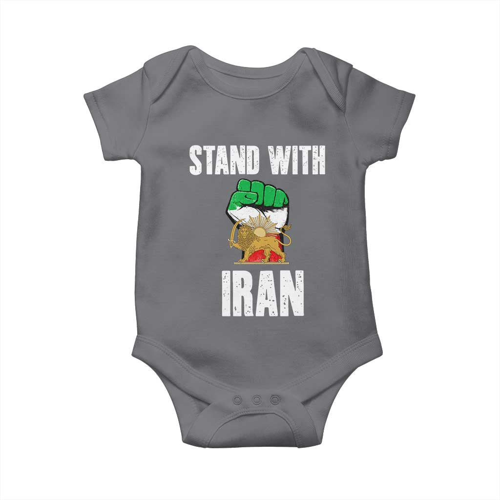 Free Iran Support Iranian MIGA Baby Onesie Stand With Iran