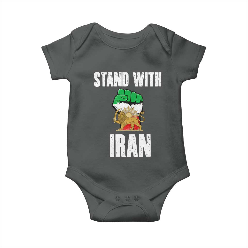 Free Iran Support Iranian MIGA Baby Onesie Stand With Iran