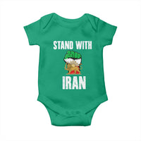 Free Iran Support Iranian MIGA Baby Onesie Stand With Iran