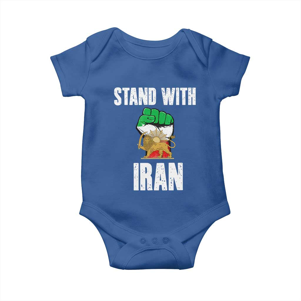 Free Iran Support Iranian MIGA Baby Onesie Stand With Iran