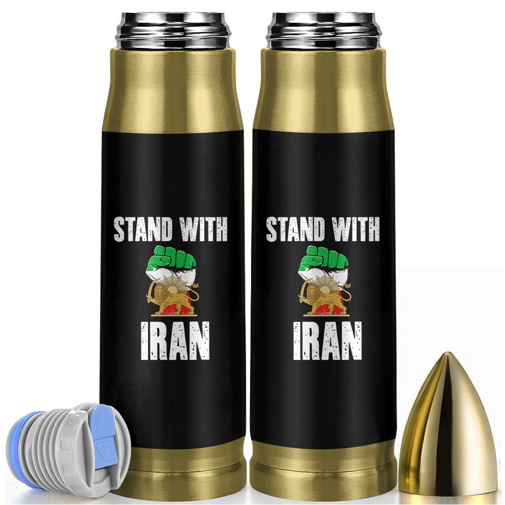 Free Iran Support Iranian MIGA Bullet Tumbler Stand With Iran