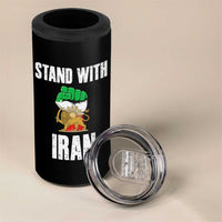Free Iran Support Iranian MIGA 4 in 1 Can Cooler Tumbler Stand With Iran
