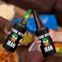 Free Iran Support Iranian MIGA 4 in 1 Can Cooler Tumbler Stand With Iran