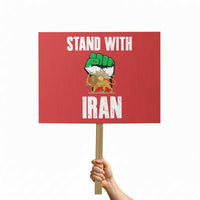 Free Iran Support Iranian MIGA Protest Sign Stand With Iran