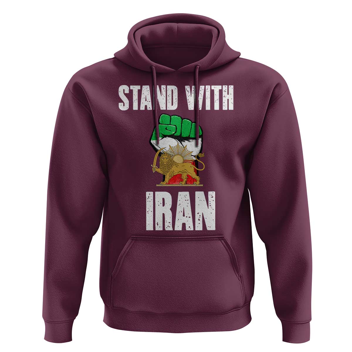 Free Iran Support Iranian MIGA Hoodie Stand With Iran