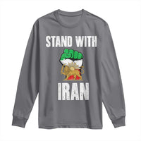 Free Iran Support Iranian MIGA Long Sleeve Shirt Stand With Iran