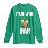 Free Iran Support Iranian MIGA Long Sleeve Shirt Stand With Iran