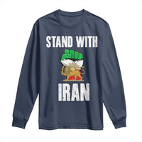 Free Iran Support Iranian MIGA Long Sleeve Shirt Stand With Iran