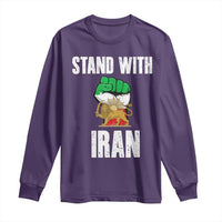 Free Iran Support Iranian MIGA Long Sleeve Shirt Stand With Iran