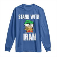 Free Iran Support Iranian MIGA Long Sleeve Shirt Stand With Iran