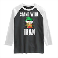 Free Iran Support Iranian MIGA Raglan Shirt Stand With Iran