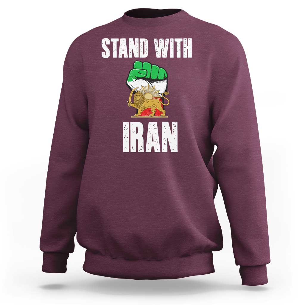 Free Iran Support Iranian MIGA Sweatshirt Stand With Iran