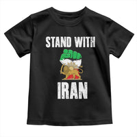 Free Iran Support Iranian MIGA Toddler T Shirt Stand With Iran